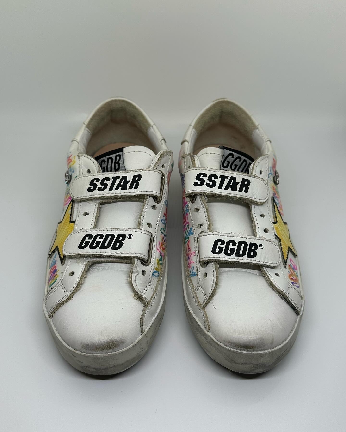 Custom golden goose girl sneakers